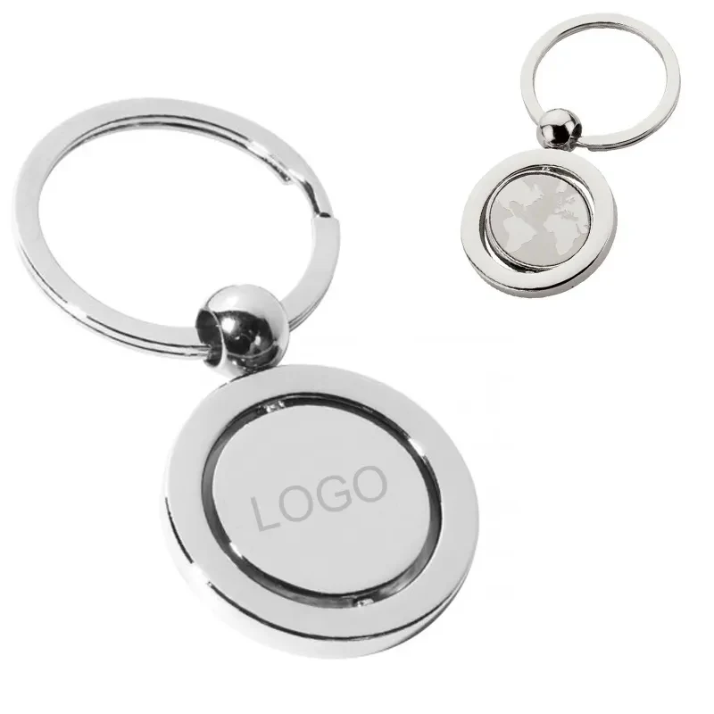 Custom Rotating Globe Keychains 1