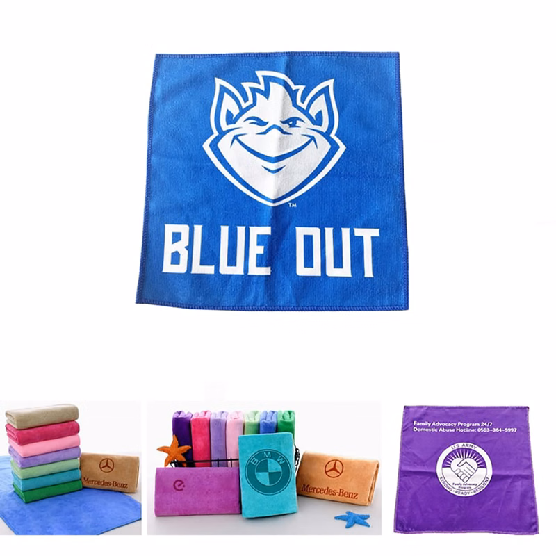 Advertising marathon sports towel
