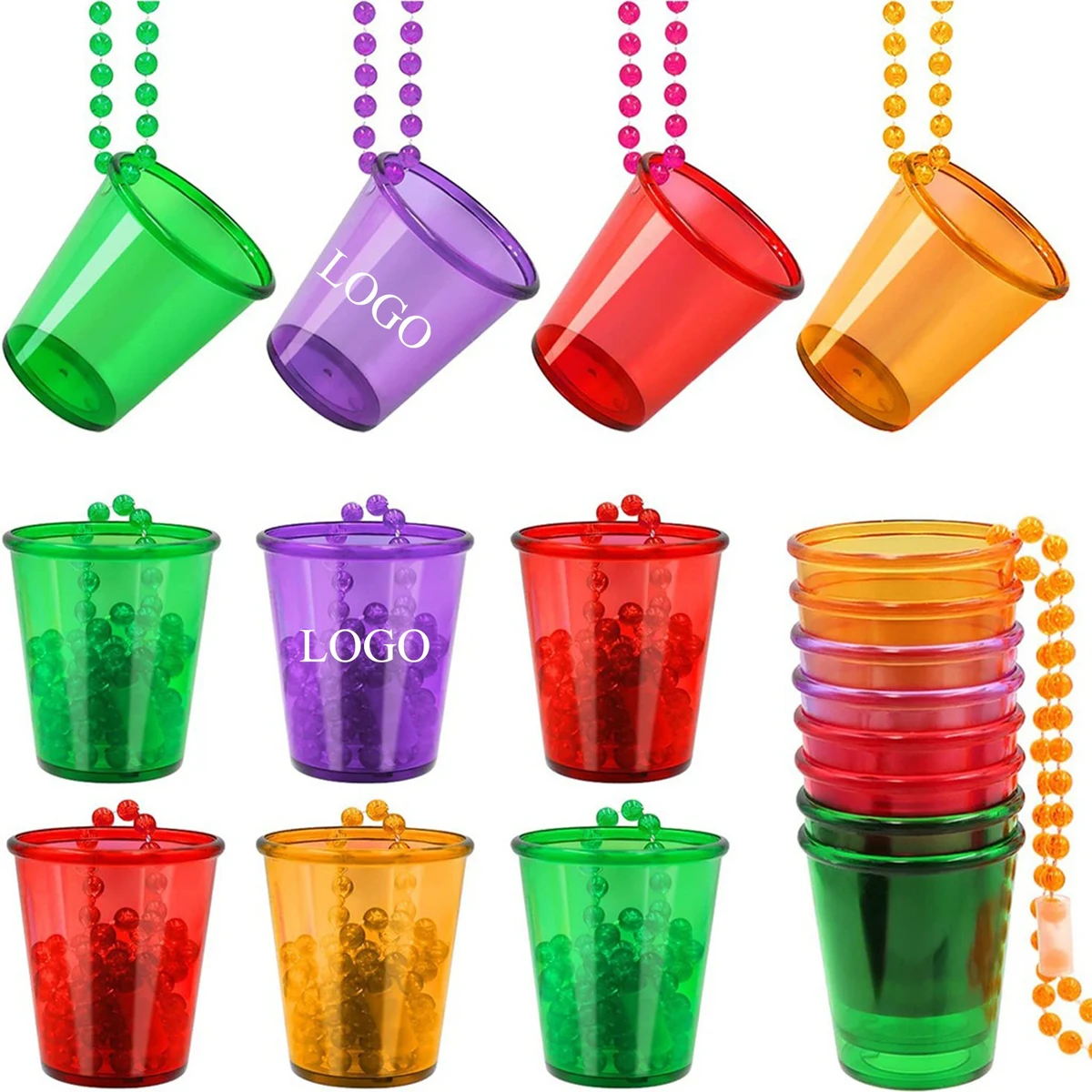Plastic Shot Necklace Cups 1