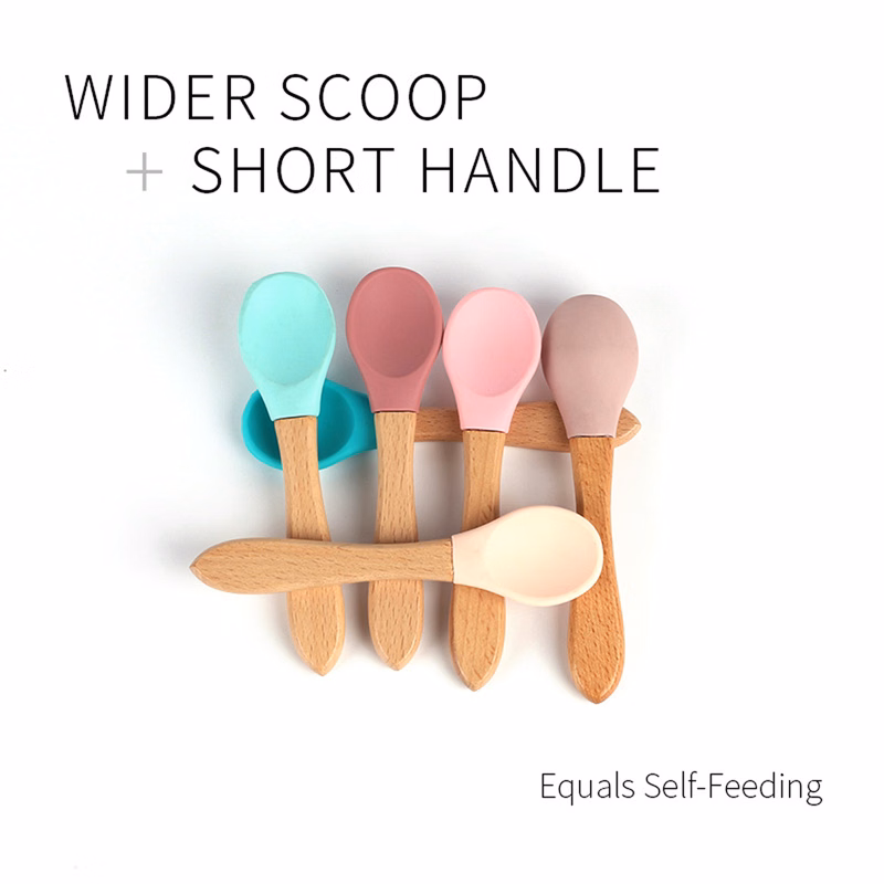 Eco-Friendly Bamboo and Silicone Baby Feeding Set