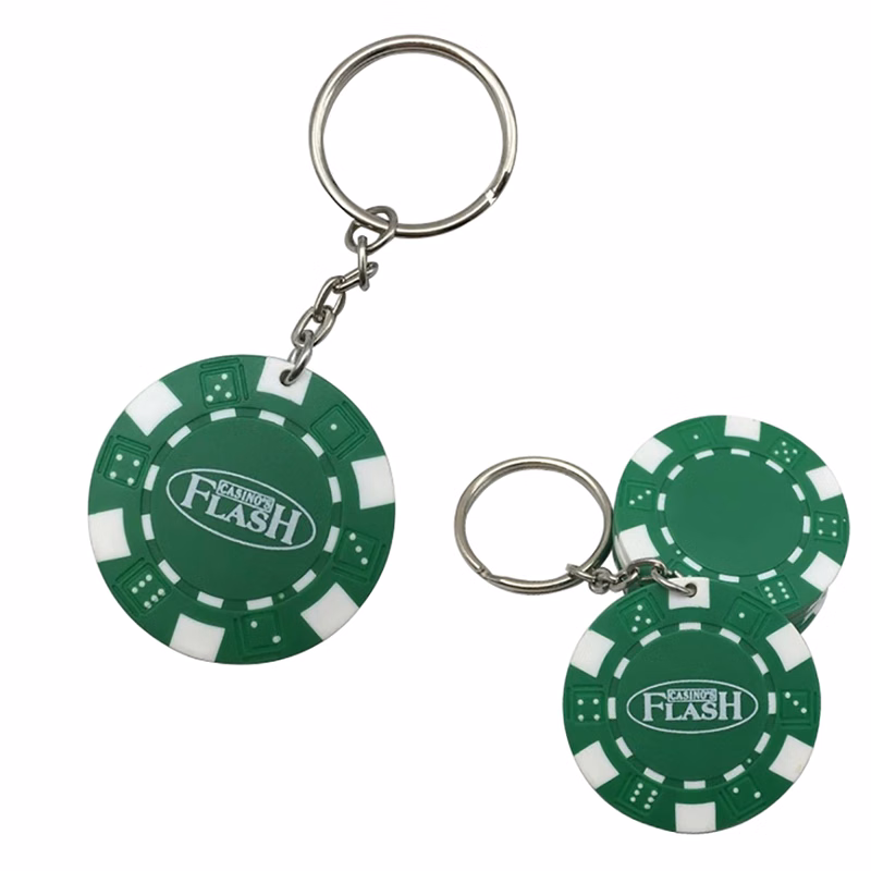 Pocker Chip Keychain