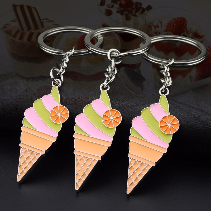 Ice cream keychain