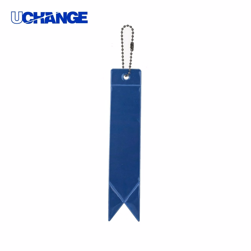 Reflective Safety Keychain Tag 5.9 x 1.2 Inches