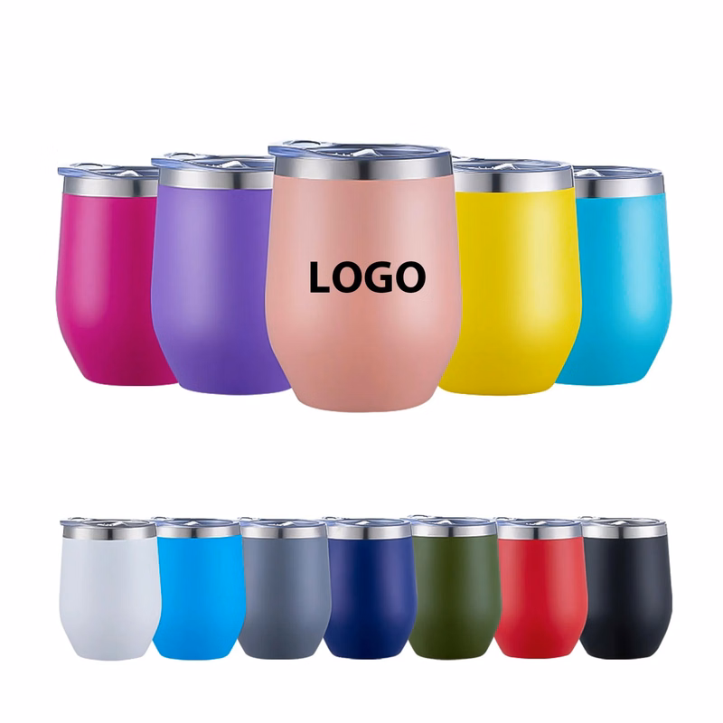 12 oz Custom Stainless Steel Double Layer Eggshell Cup