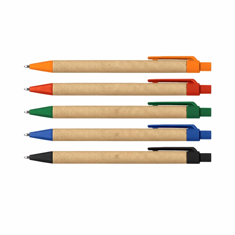 Retractable Cardboard Ballpoint Pen