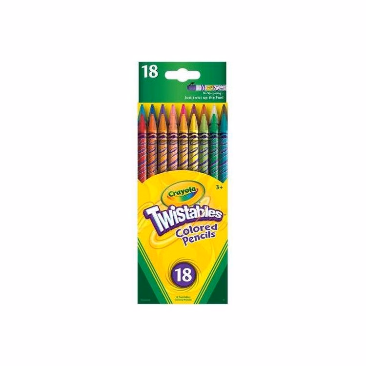 Crayola Twistables Colored Pencils - 18 Pack