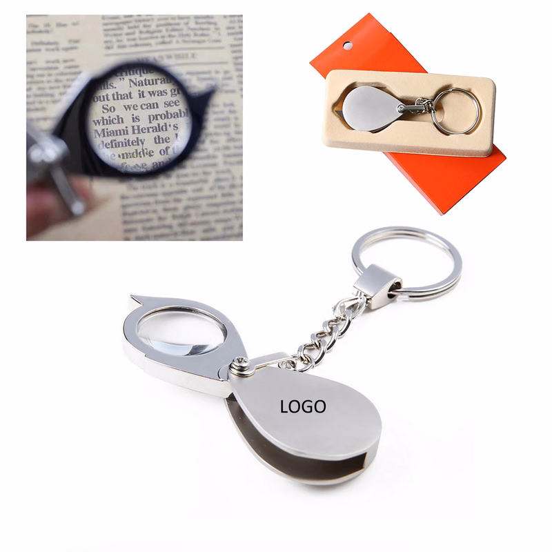 10X Loop Magnifier Keychain