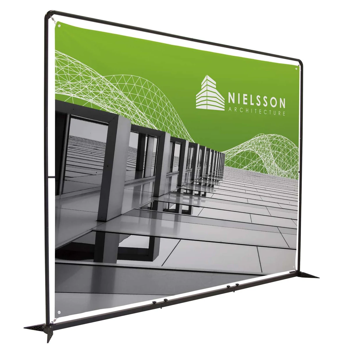 10.5' FrameWorx Banner Display Kit (600 Denier Polyester) 1