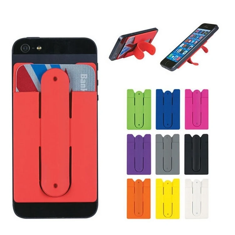 Smartphone Silicone Card Wallet Holder 1