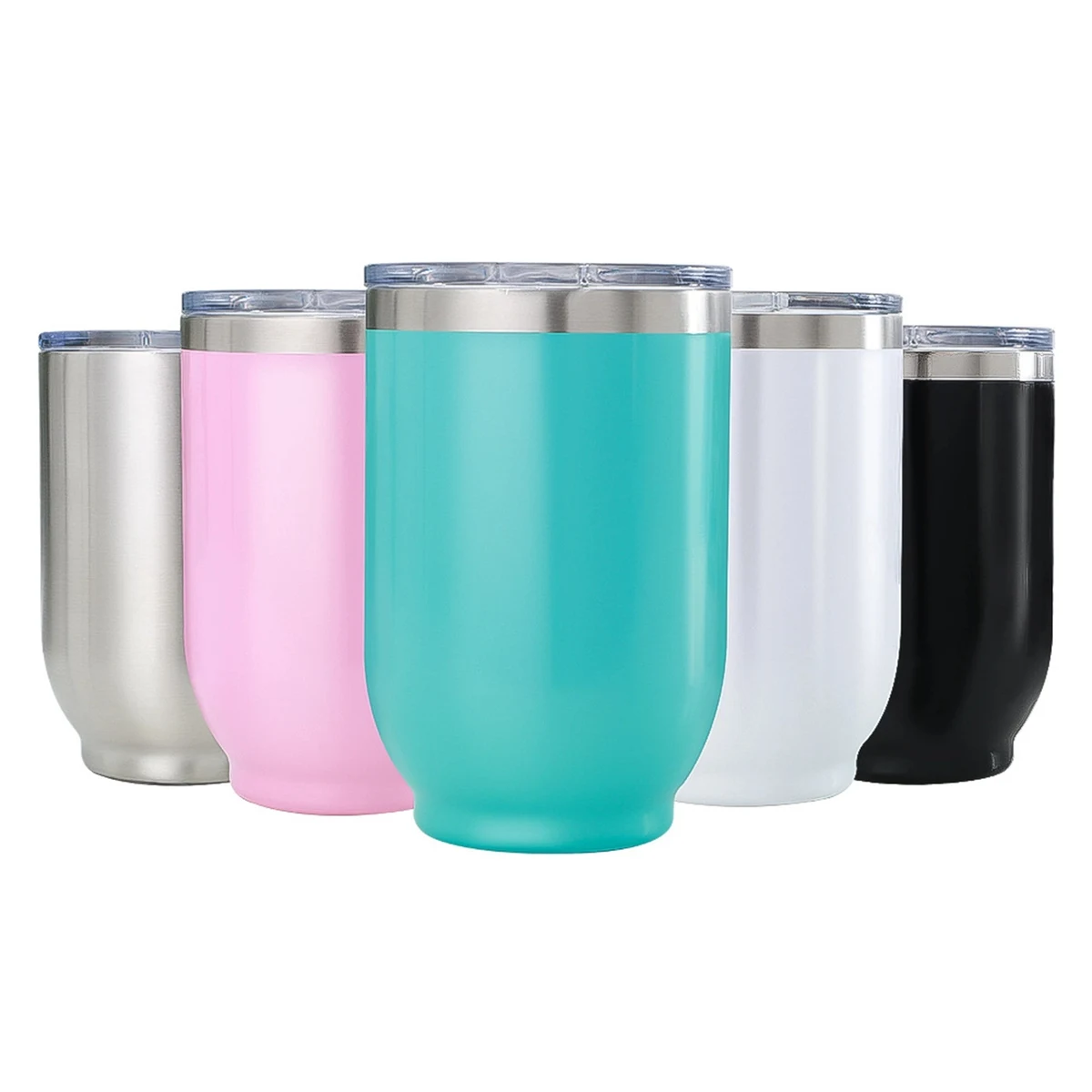 16 OZ Double Wall Stainless Steel Vacuum Wine Cup 1