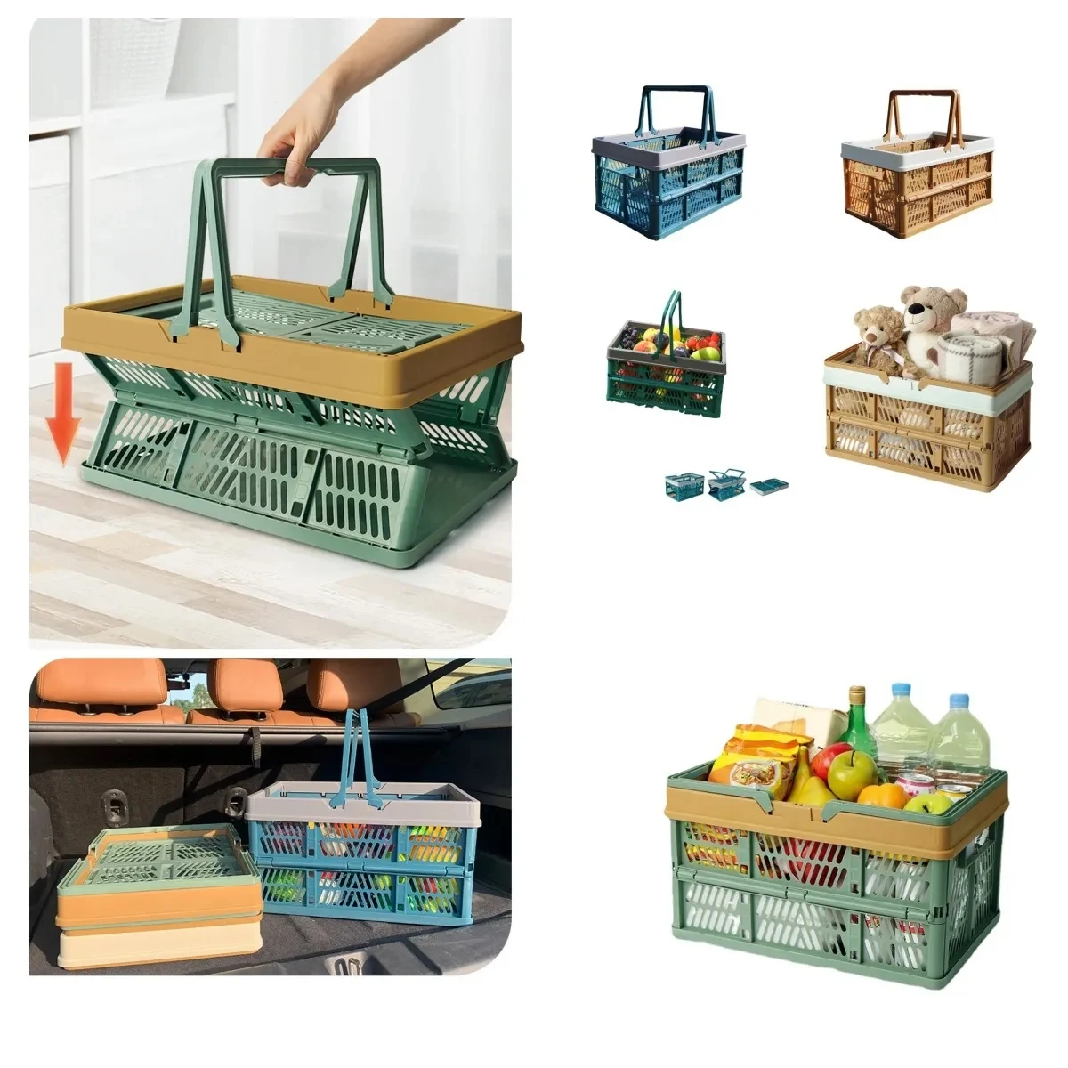 Folding Storage Basket 1