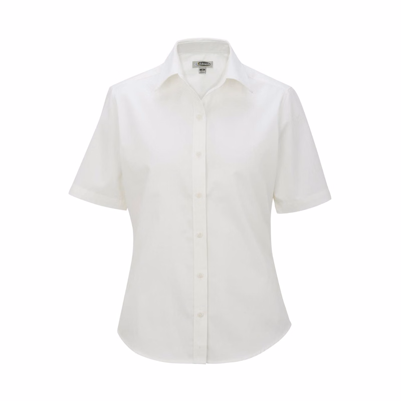 Ladies Cottonplus Short Sleeve Twill Shirt