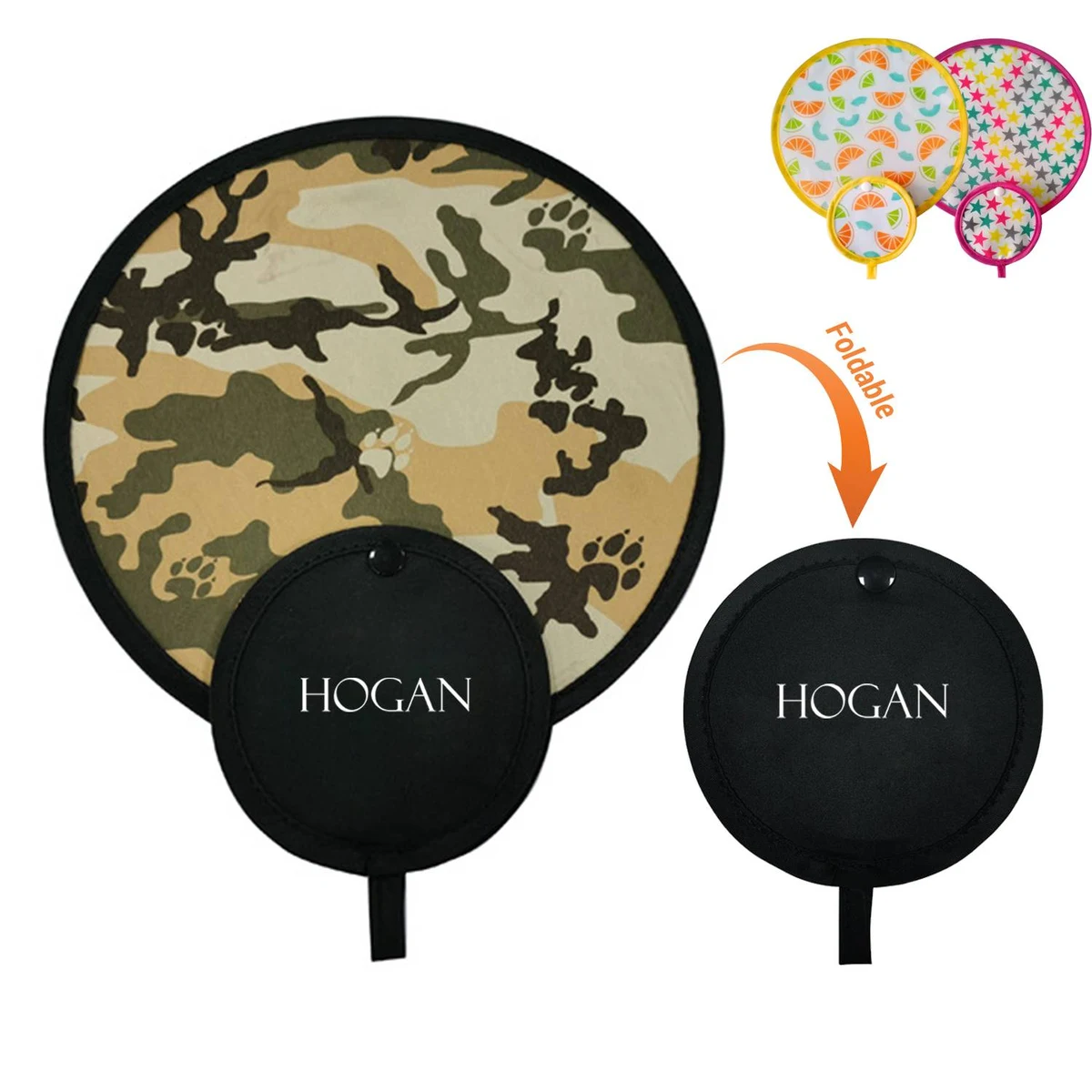Customized Polyester Folding Flying Disc Fan Saucer 1