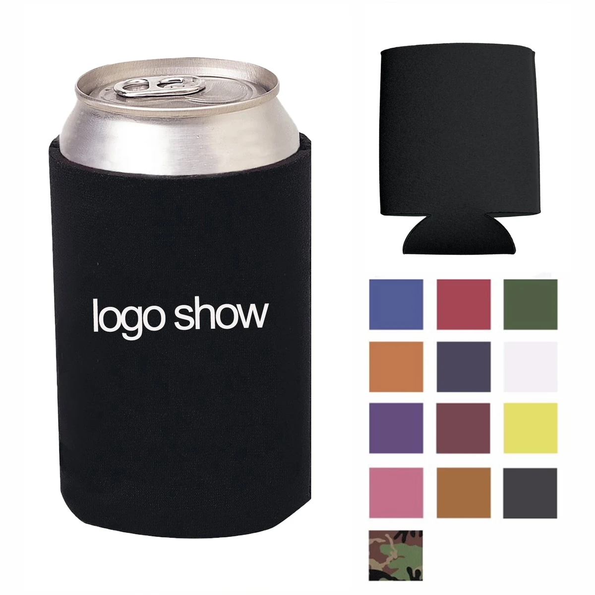 12oz Collapsible Beverage Can Cooler Sleeves 1