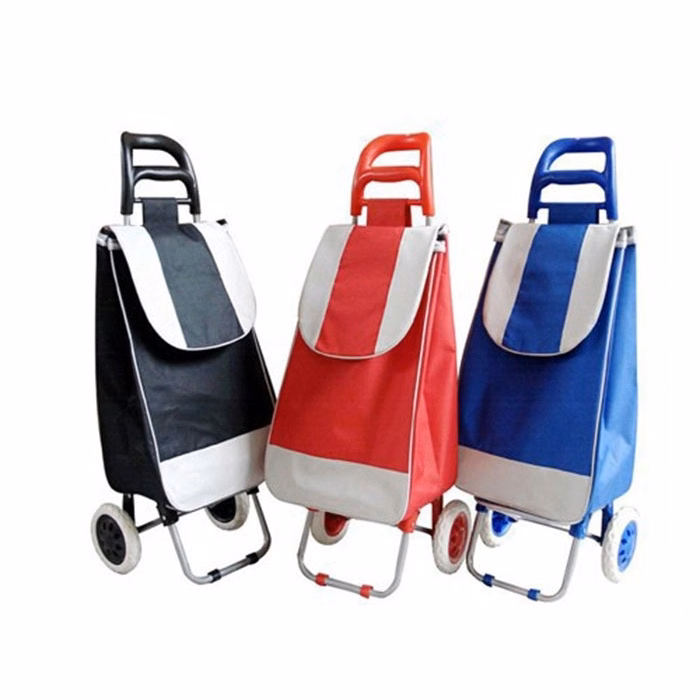 Foldable Shopping Cart Lightweight Push Trolley