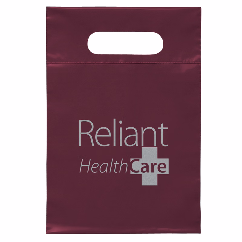 Die Cut Handle Bag - 7W x 10 1/2H - Flexo Ink Print