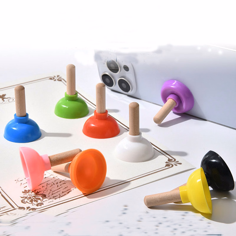 Toilet Plug Mini Cell Phone Holder