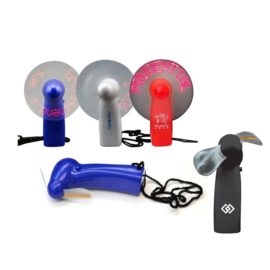 Handheld LED Message Display Fan 1