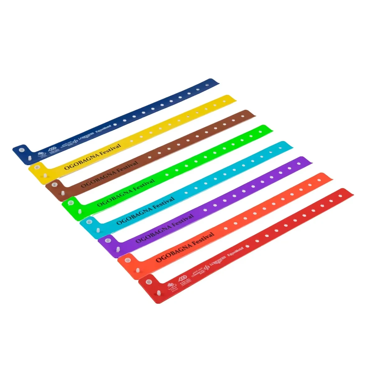 Adjustable L Shaped PVC Wristbands 1