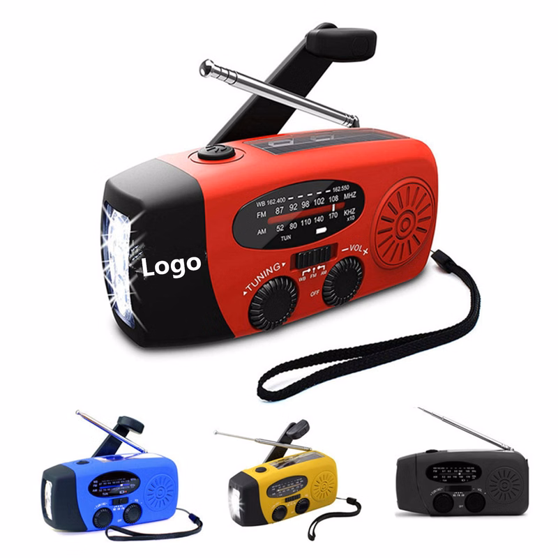 4000mAh Emergency Hand Cranking Wind up Solar Radio