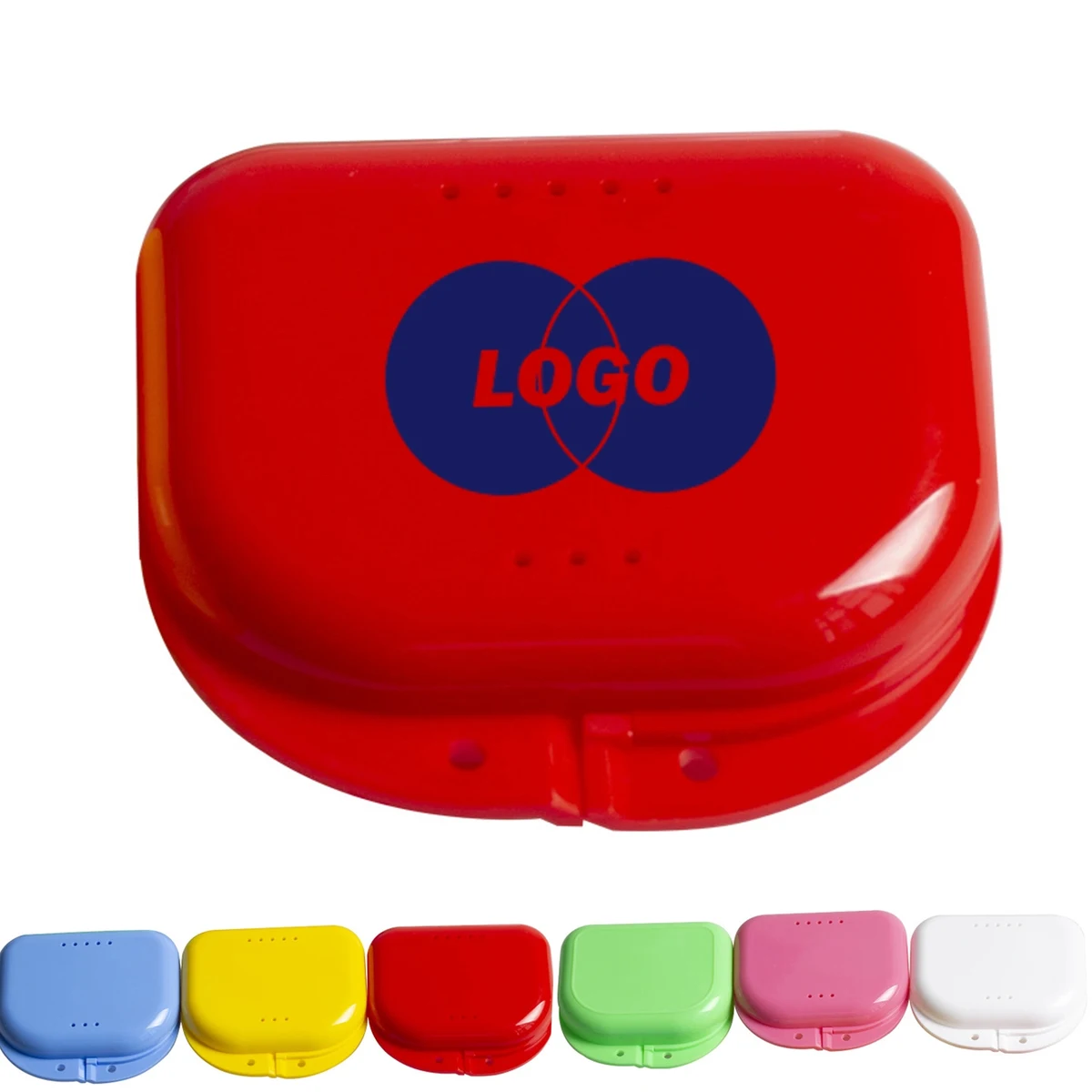 Dental Tray Denture Box Container With Vent Holes 1
