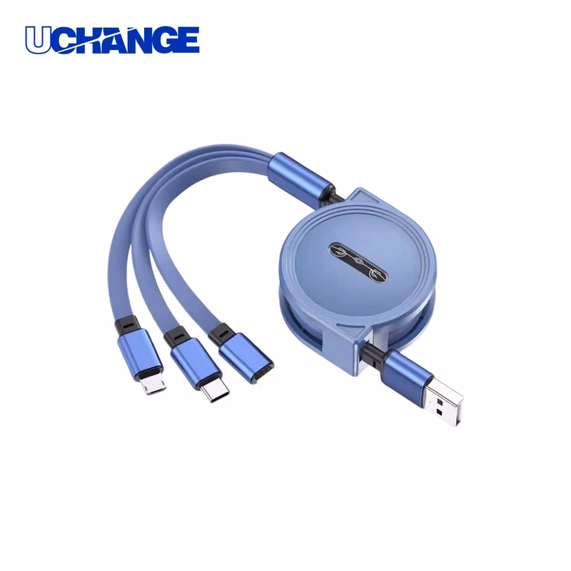Retractable Multi Connector Charging Cable