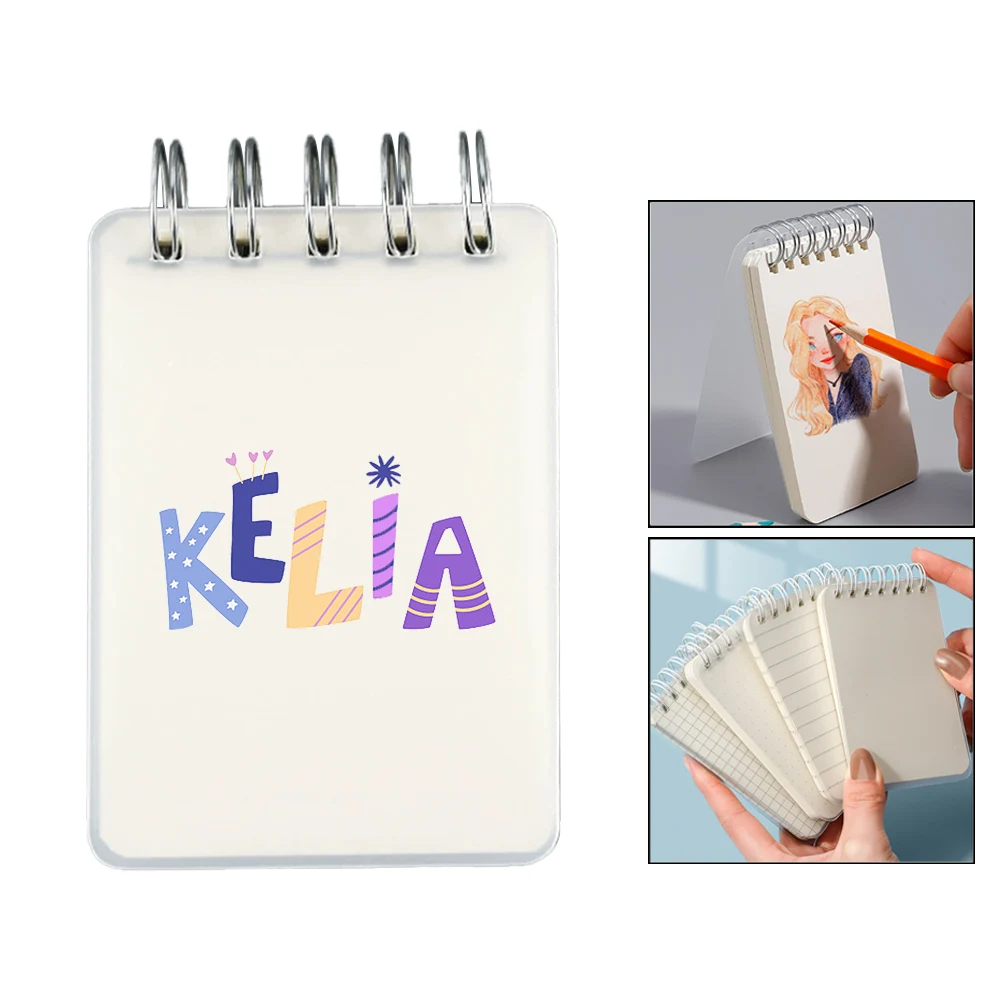 Transparent cover pocket notebook 1