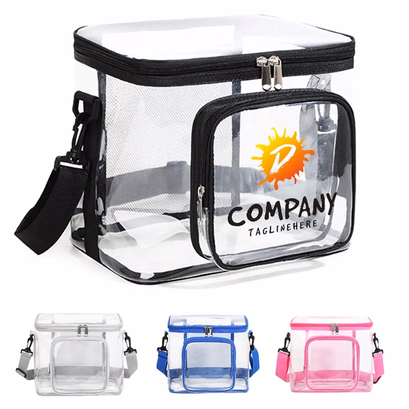 Clear Lunch Box Large Duty Transparent Stadium Approved Bag