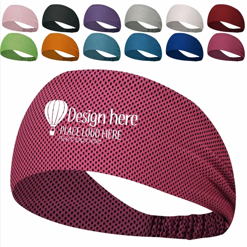 Cooling Unisex Elastic Sweatproof Sports Headband
