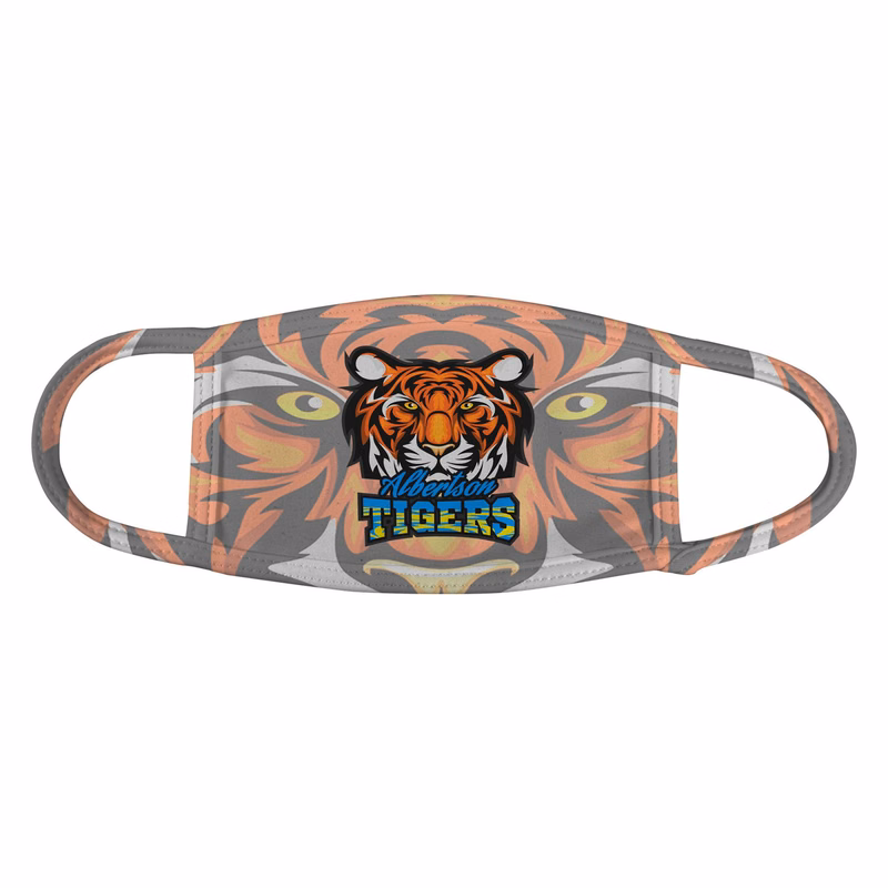 Sublimated Double Layer Youth Face Mask