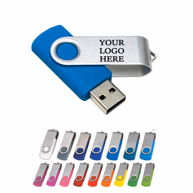 1 GB Swivel USB Flash Drive MOQ 50 PCS