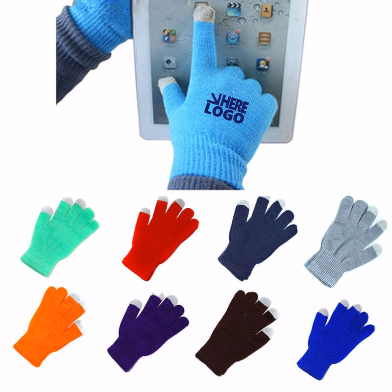 Thick Stretch Knitted Texting Glove MOQ100 Pairs