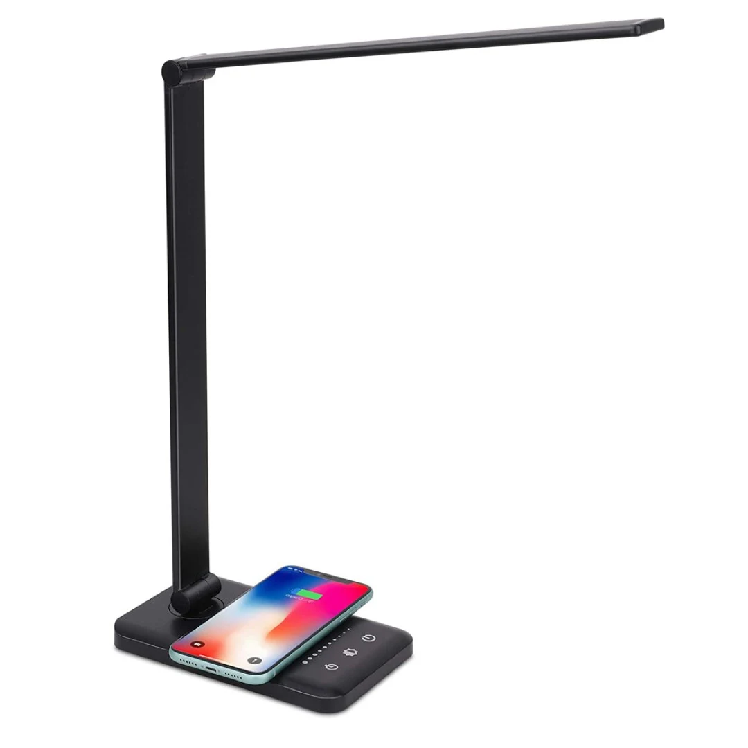 LED Desk Lamp with Wireless Charger 1