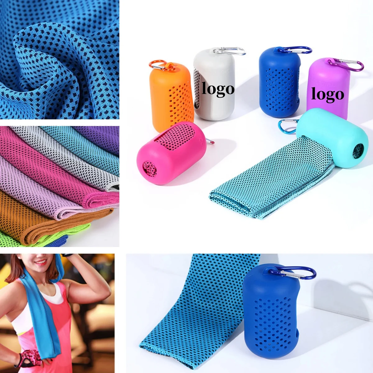 36"x12" Chilly Soft Breathable Gym Ice Cooling Towel 1