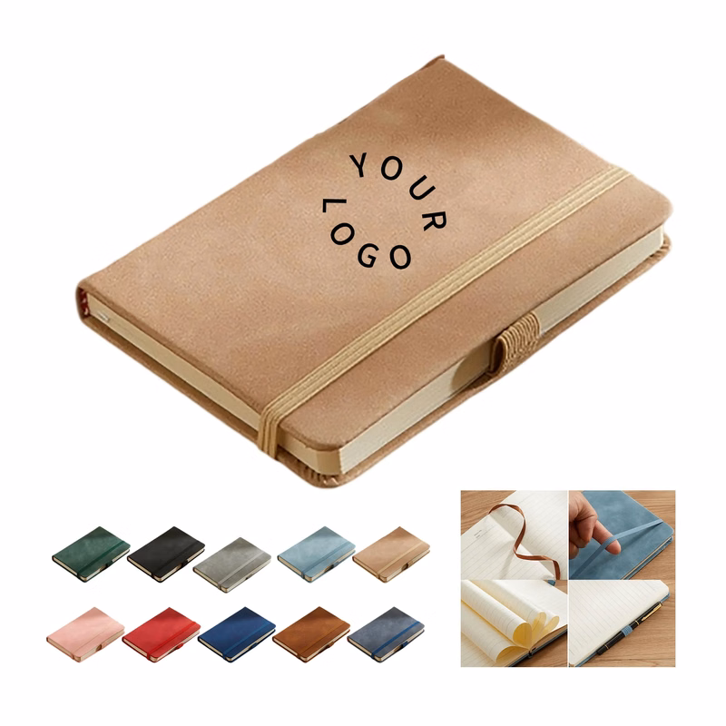 Leather Notebook with Elastic Closure