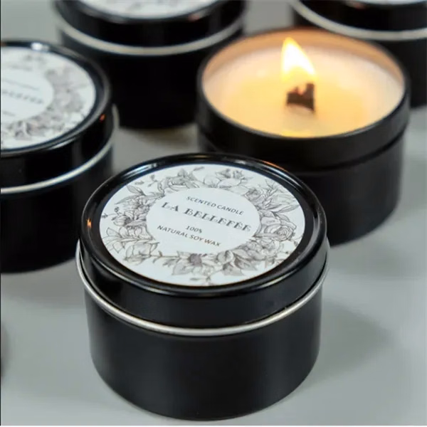 Natural Scented Jar Aromatherapy Soy Wax Candle