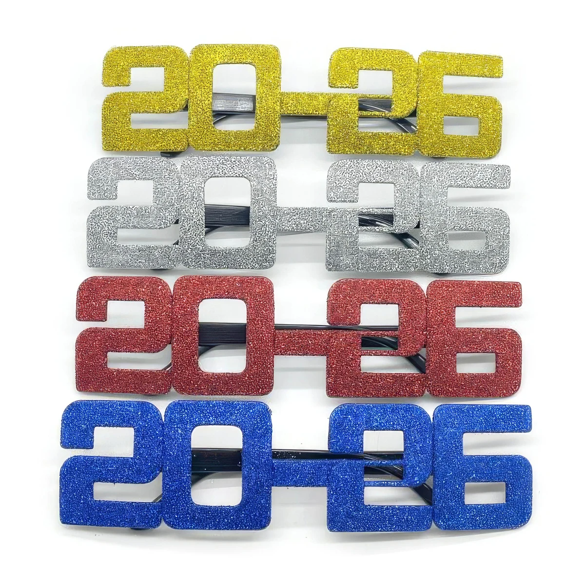 2026 Squared New Year Party Glasses 1