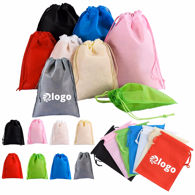 13.8"x17.8" Non-Woven Drawstring Bag String Backpack