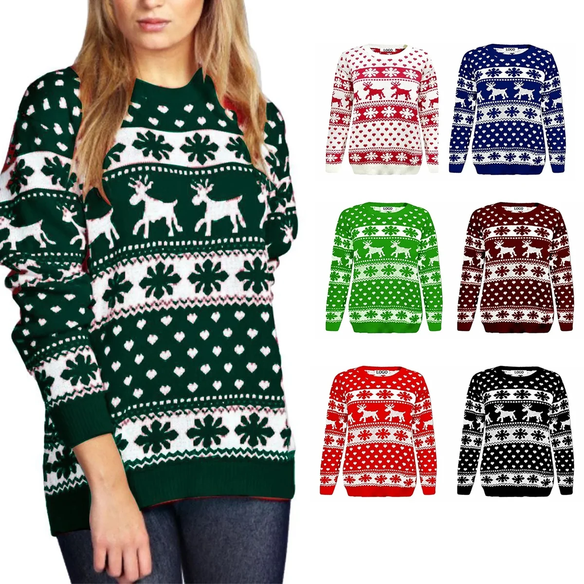 Kids Unisex Christmas Ugly Sweater Pullover 1