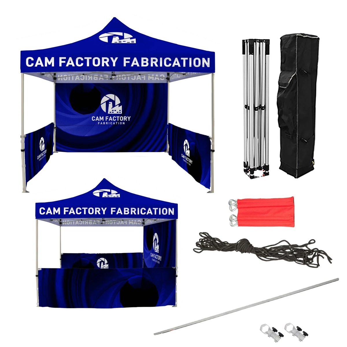 10 ft. x 10 ft. Premium Event Tent Kit 6 (Dye Sub) 1