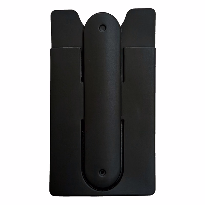 Silicone Phone Wallet with Adhesive Back and Foldable