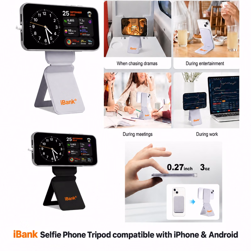 iBank ® Tripod Stand compatible with iPhone and Android phones