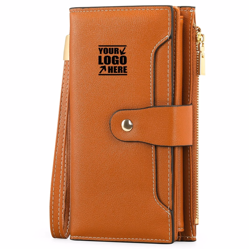 Women Soft Leather Rfid Blocking Bifold Slim Wallets