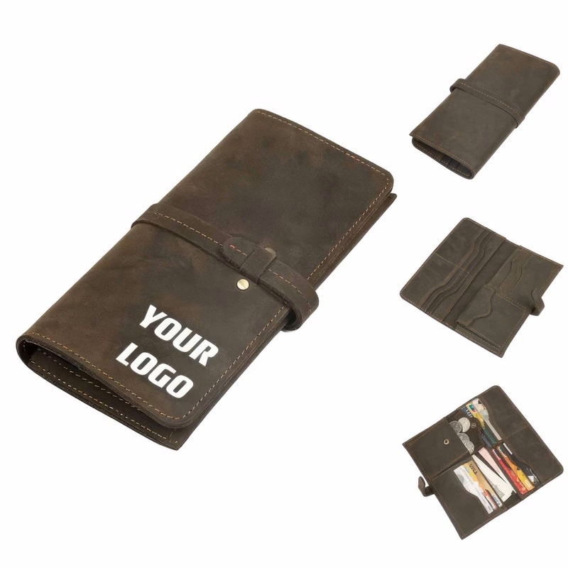 Customizable Vintage Genuine Leather Wallet For Men Women