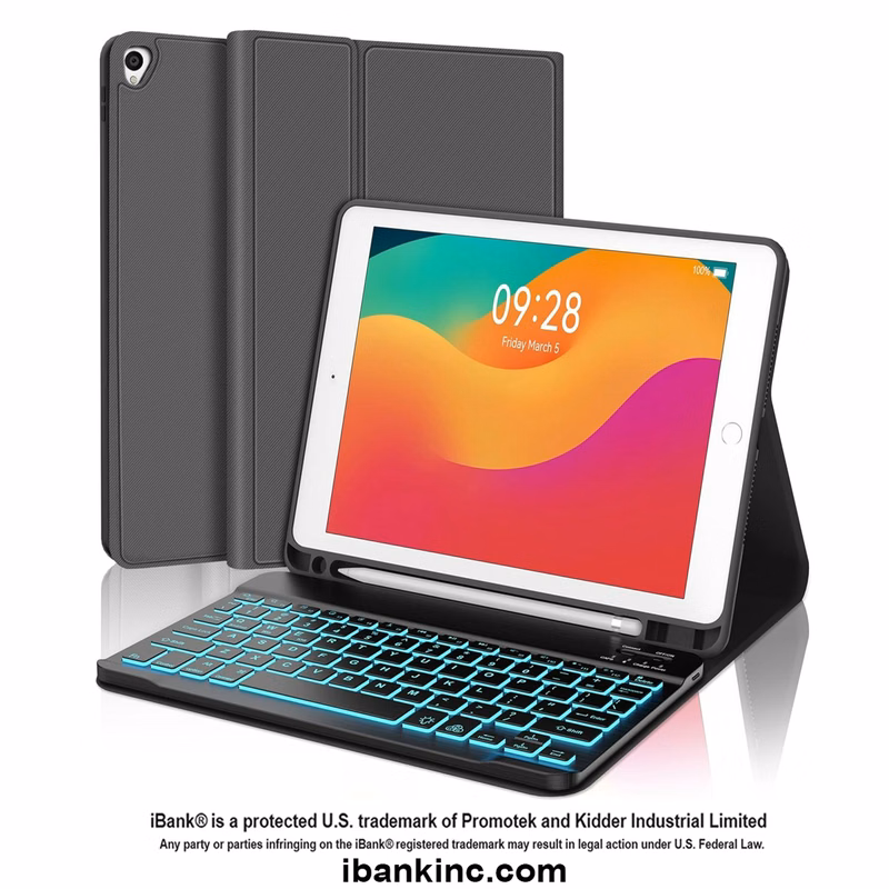 iBank ® Bluetooth Keyboard Case compatible with iPad Air 13"(M3/2025,M2/2024), iPad Pro 12.9. Free S