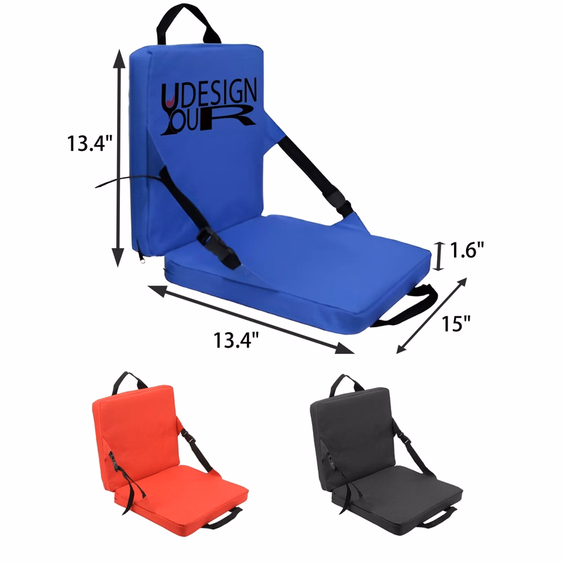 MOQ 50 PCS Portable Folding Stadium Seat Cushion