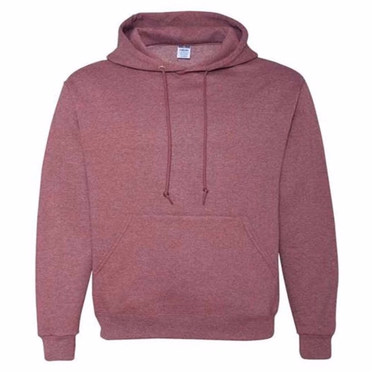 NuBlend Hooded Pullover Heather Maroon Medium
