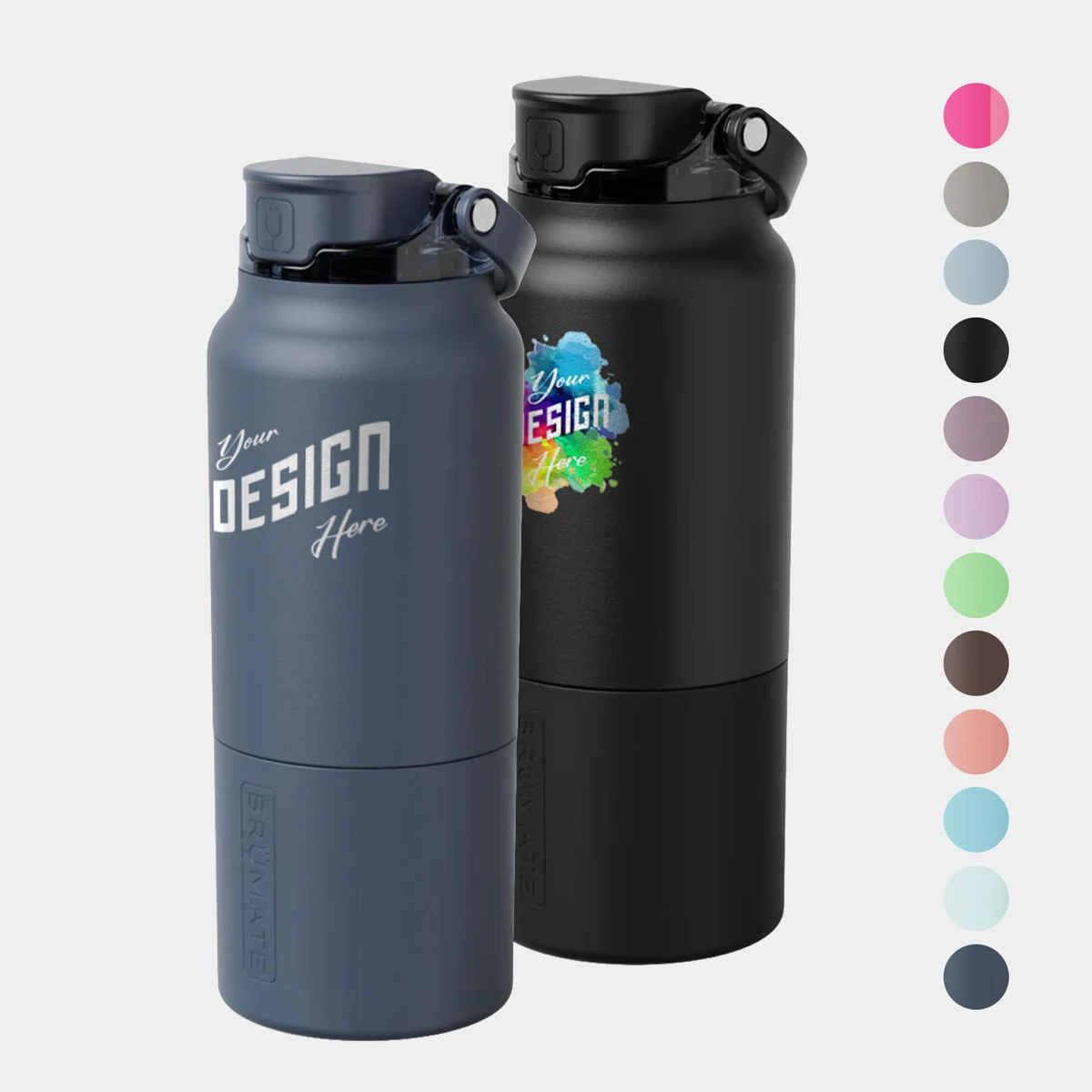 35 oz BruMate® Stainless Steel Insulated Rise MagFlip™ Water Bottle, custom water bottle with logo imprint 1