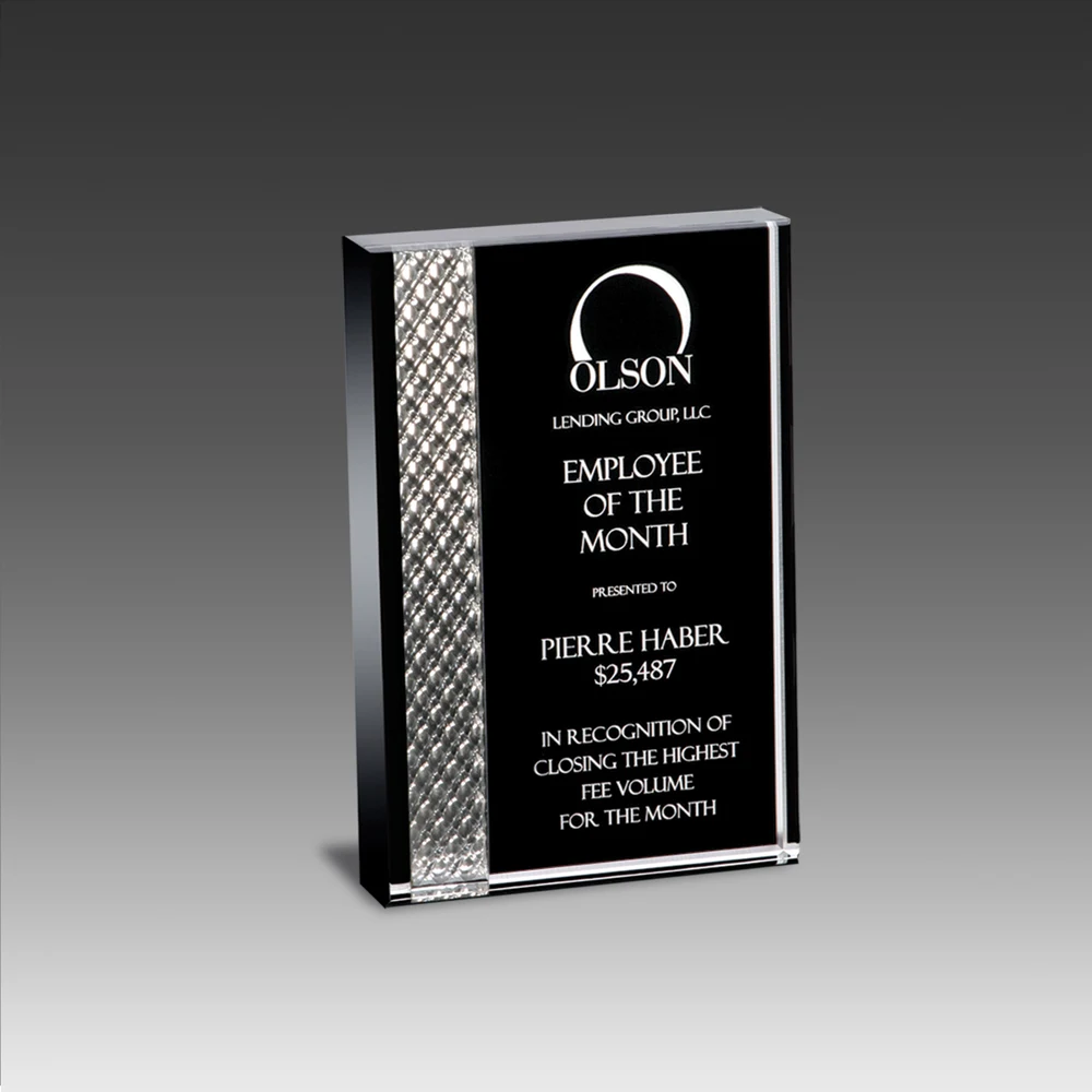 4" x 6" Prismatic Award w/Reflective Prism Inlay 1