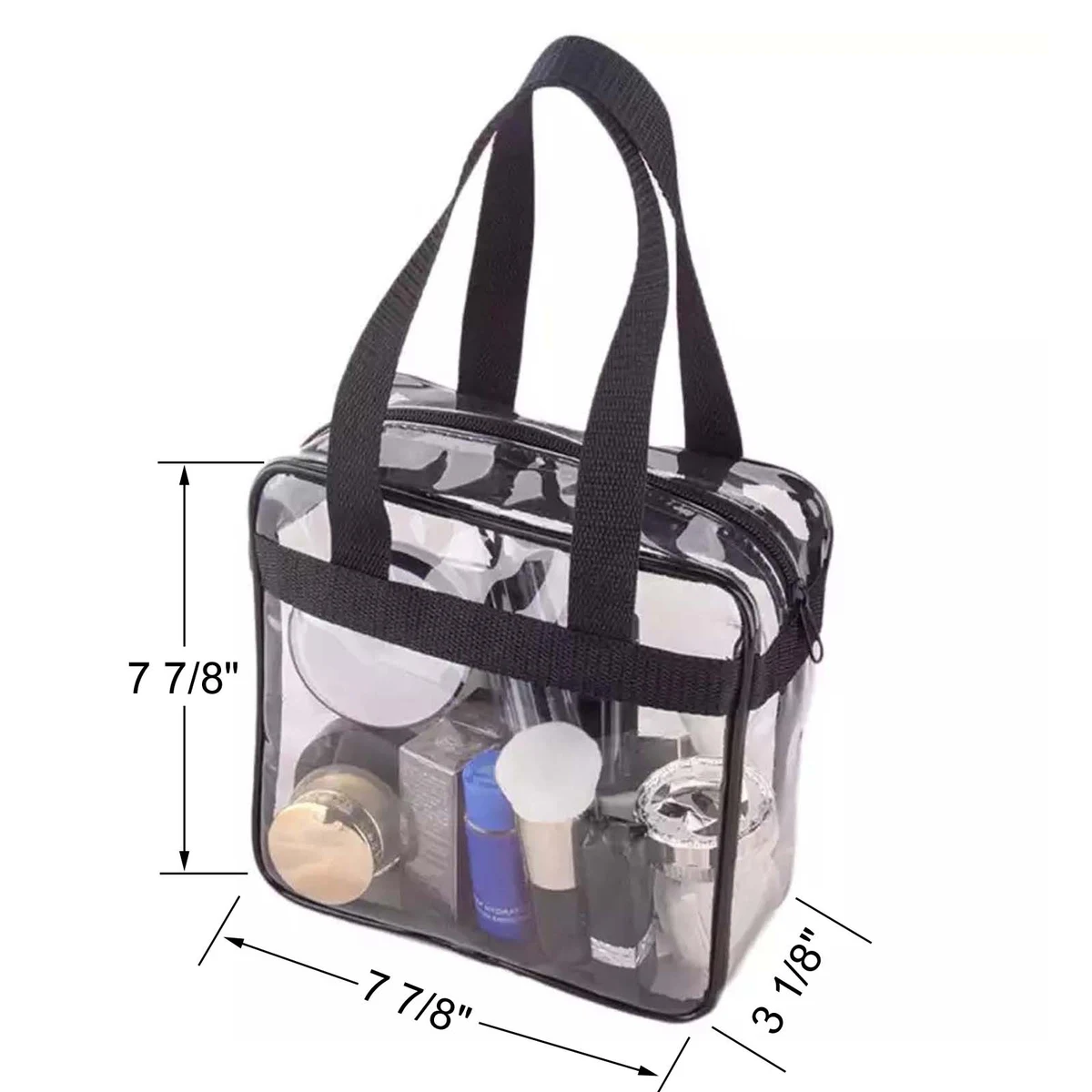 Transparent PVC Tote Shoulder Bag 1